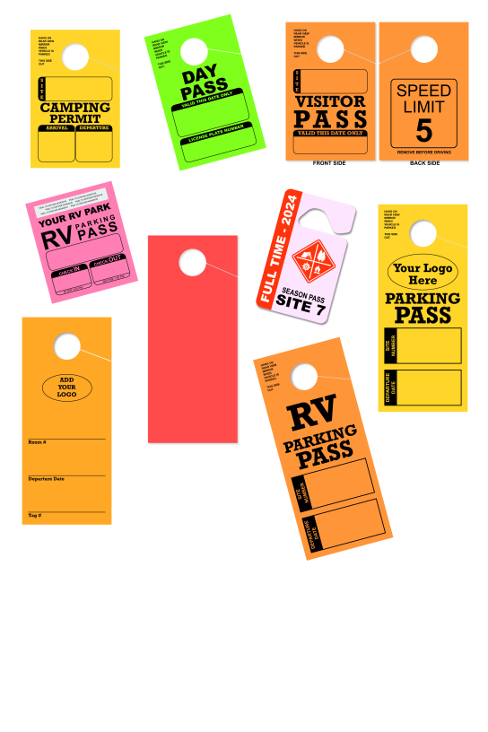 Sample Pack | Parking Permits | 10+ Various Items 