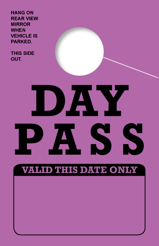 Valid This Date Only Day Pass | Purple 