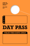 In Stock Day Pass Hang Tag | Orange 