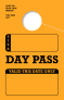 In Stock Day Pass Hang Tag | Gold 