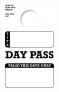 In Stock Day Pass Hang Tag | White 