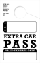 TropicTags.com | In Stock Extra Car Pass Hanging Mirrror Tag | White 