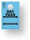 Daily Park Pass With License Plate Box | Blue 
